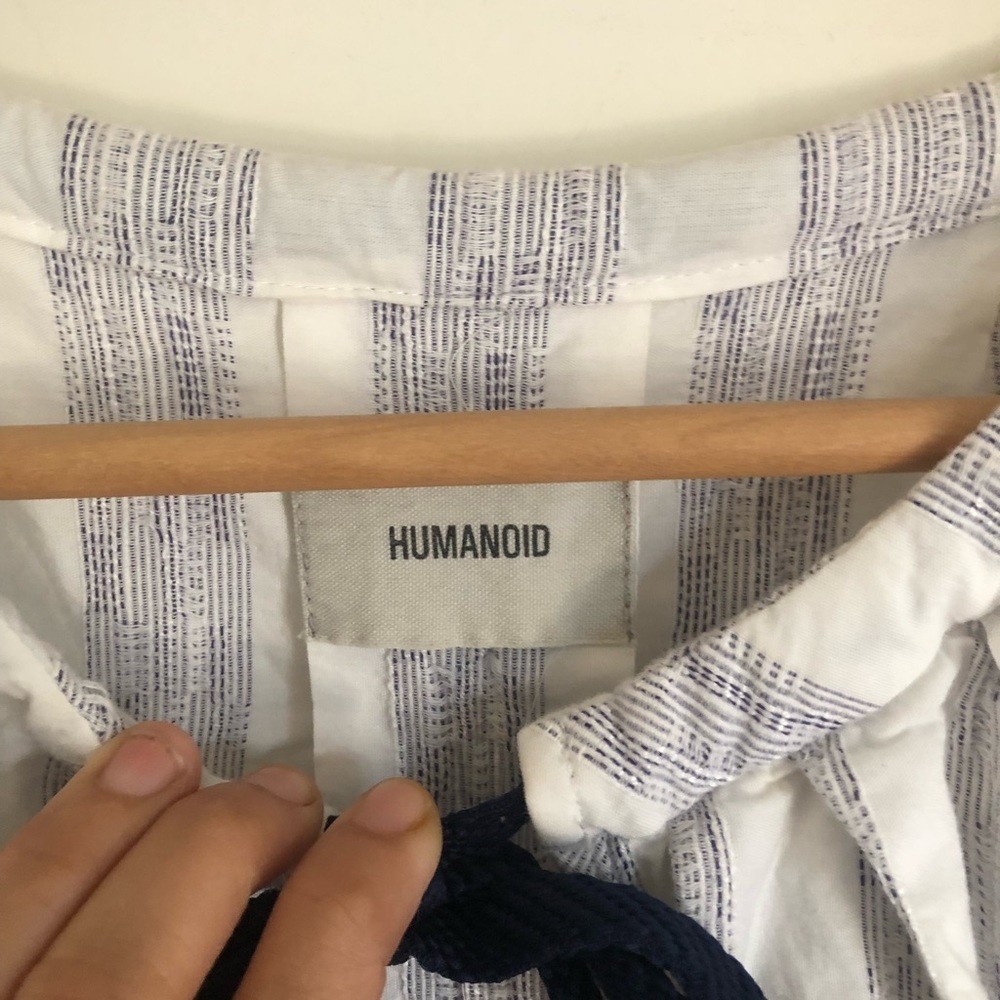 Humanoid cotton striped tent dress 4-6 (s)